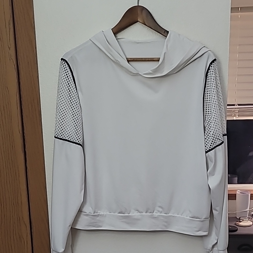 SHEIN white hoodie
